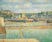 Georges Seurat The Outer Harbor oil painting